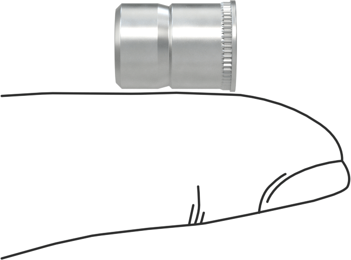 Düşük Profilli Pop Somun, Kalay-Çinko Kaplı Çelik, 1/4"-20 İç Diş, 1/2" Uzunluk