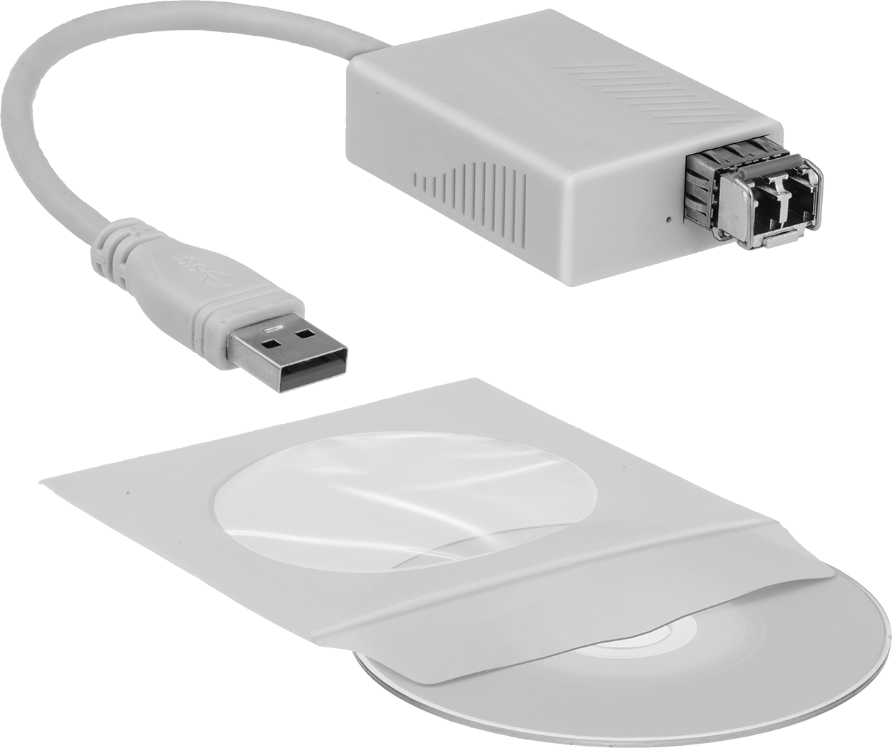 USB Adaptör Kablosu, A Fiş x LC Soket, Tek Mod, 6 inç Uzunluk