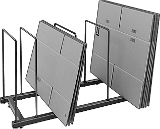 Karton Nakliye Kutusu Standı, 44" Uzunluk