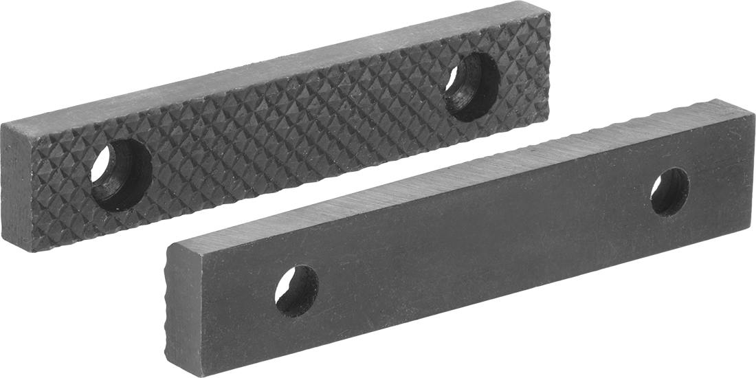 Yost Düz Tezgah Mengene Çeneleri, 4" x 3/4" x 3/8"