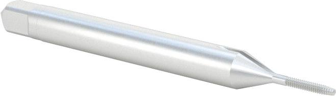 Minyatür Kılavuz, Kaplamasız HSS, 000-120 Diş Boyutu, 3/16" Diş Uzunluğu