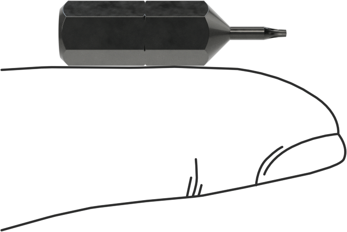 Torx Plus Uçları, 1/4" Altıgen Şaft