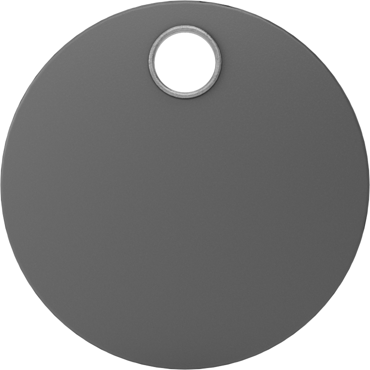 Lekelenmeye Dayanıklı Üzerine Yazılabilir Etiketler, Vinil Plastik, 1-1/2" Çap