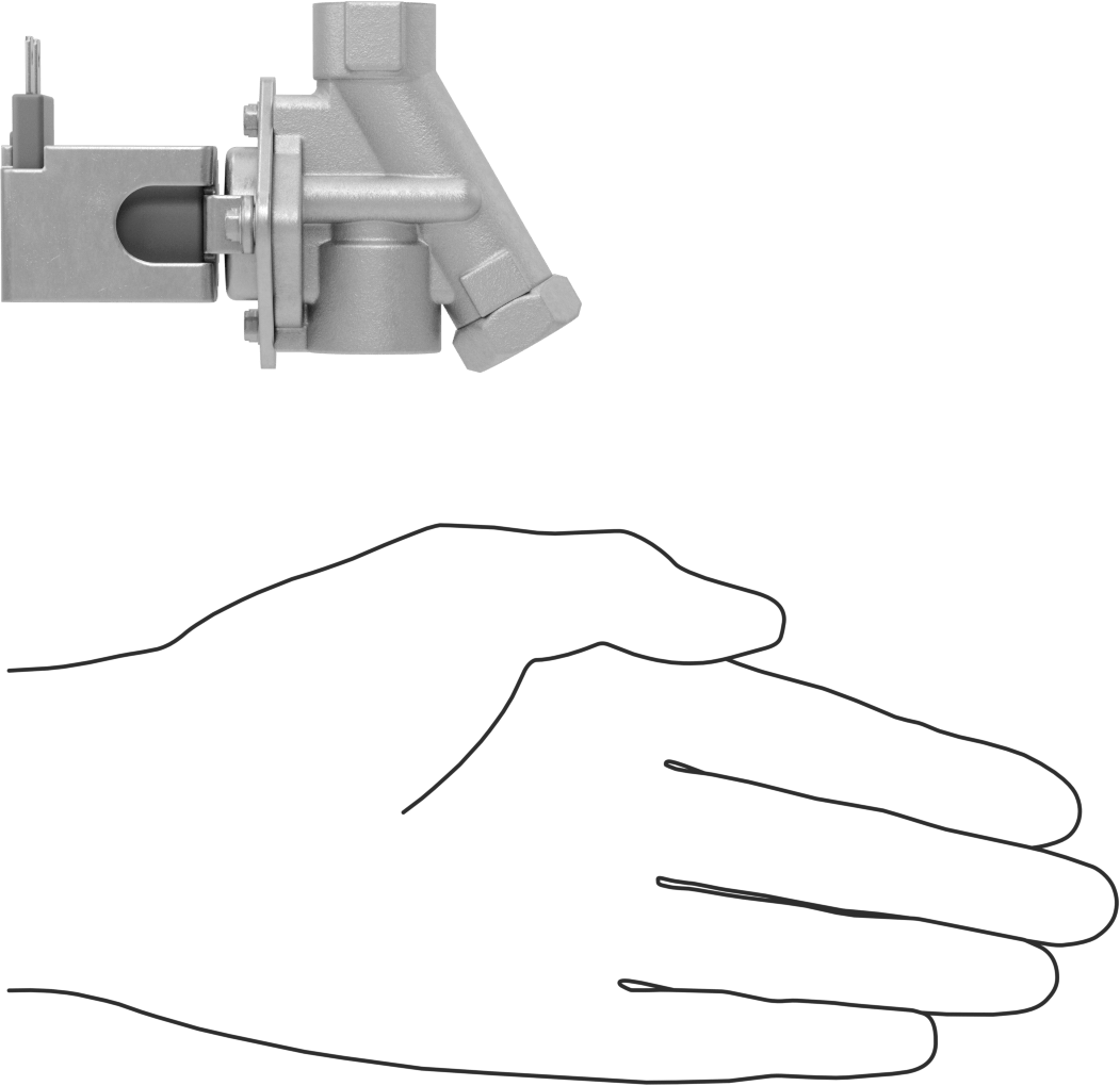 Kolay Erişilebilir Süzgeçli Solenoid Açma/Kapama Vanası, Deterjan için, 24V AC, 1/4 NPT Dişi