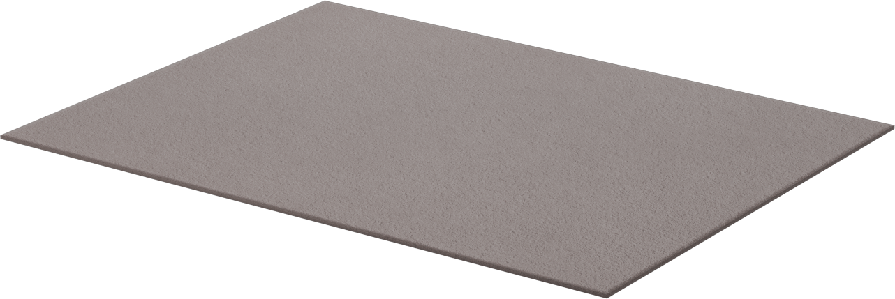 Yüksek Sıcaklık Esnek Mıknatıs, Yapışkan Arka Yüzlü, 1/16" Kalınlık, 9" Genişlik, 12" Uzunluk