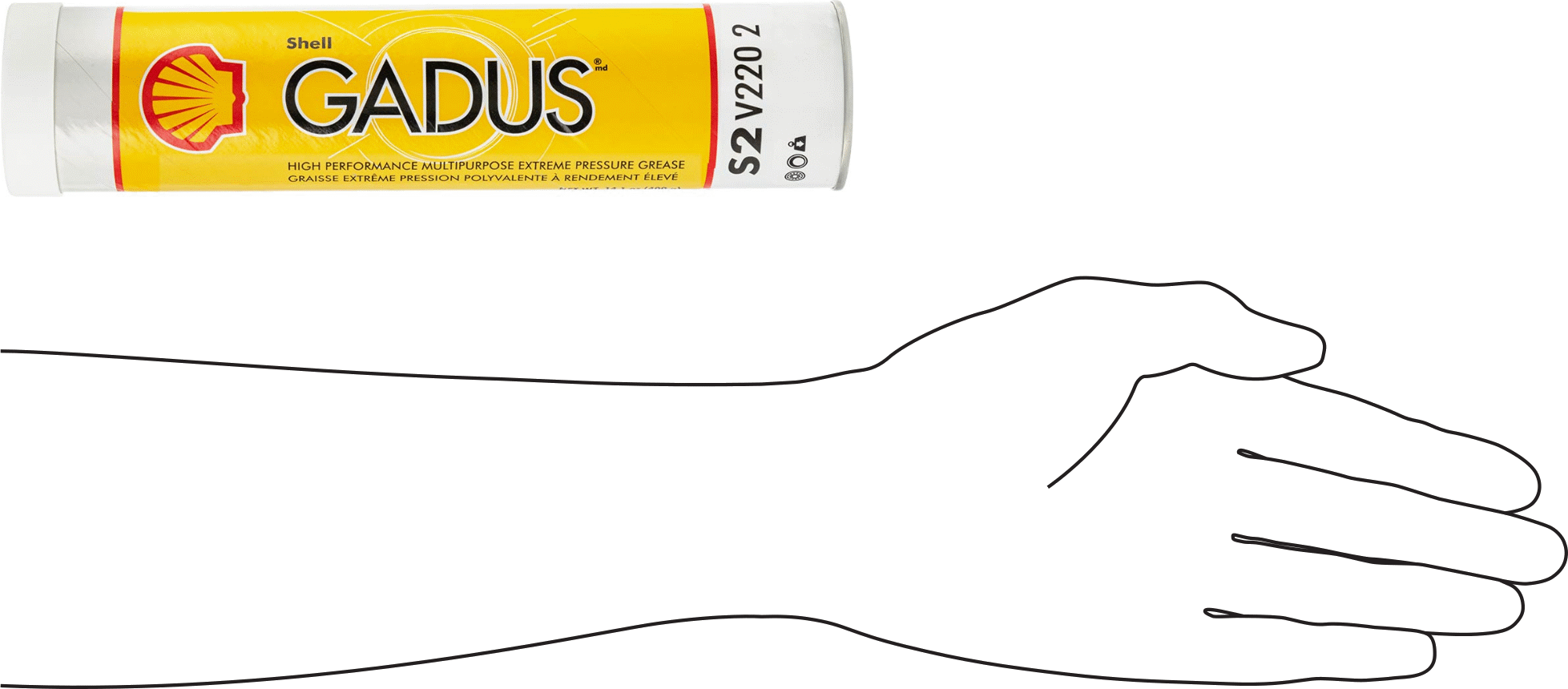 Shell Gadus S2 V220 Gres, 14 FL. oz Kartuş