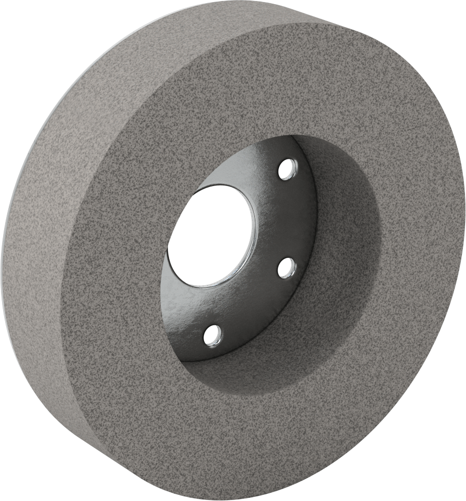 Norton Metal İşleme Taşlama Taşı, Ağır Temizleme, 32A Aşındırıcı, 9" Çap — 9", 2", 4 15/16"