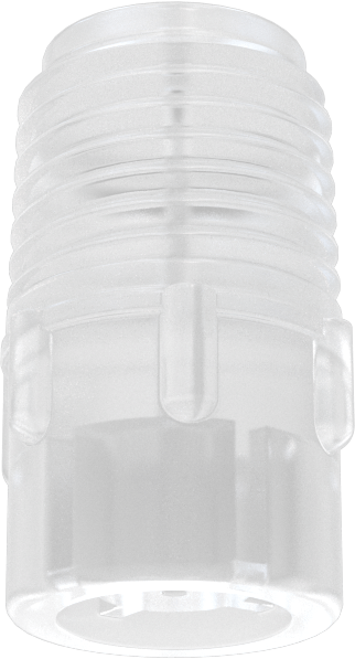 Katı Akışlı Püskürtme Memesi, PVDF Plastik, 1/4 NPT Erkek, 0.1 gpm @ 10 PSI