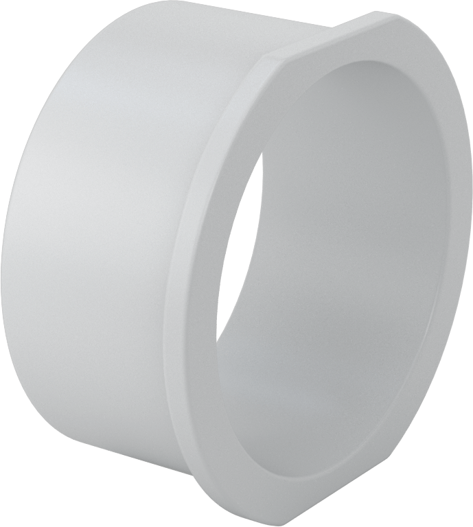 Sert PVC Boru için 4 Boru-Knockout Erkek Adaptörü — Adaptör, Konektör, Plastic, PVC, Düz