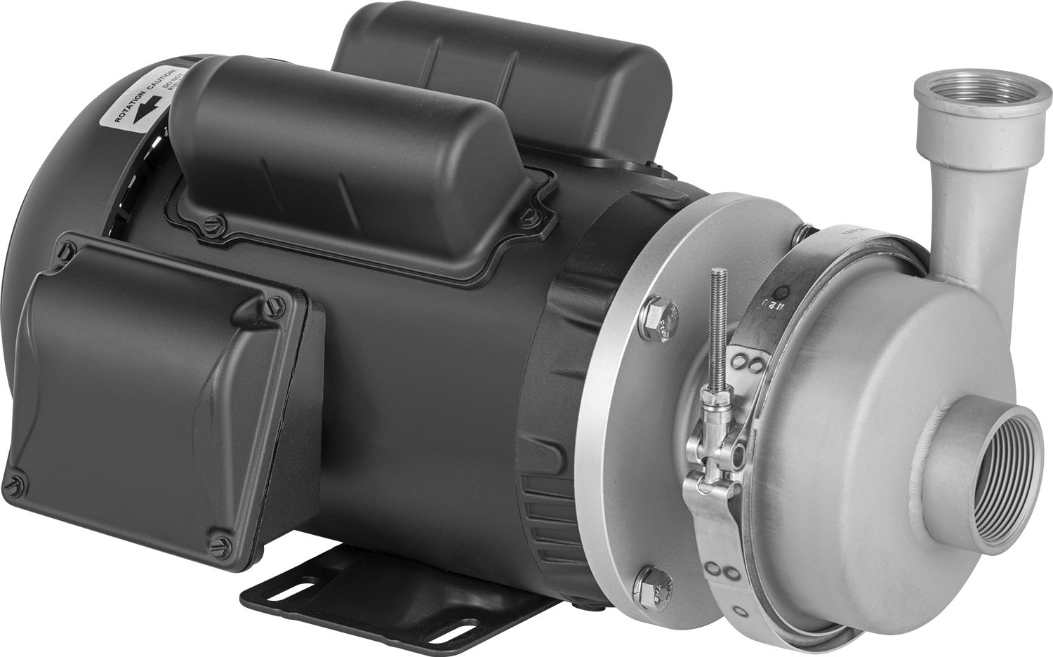 Kimyasallar için Sirkülasyon Pompası, 120/240V AC, 1 hp, 3/32" Maksimum Katı Çap — 1 hp, 1 1⁄4, 120V AC, 240V AC