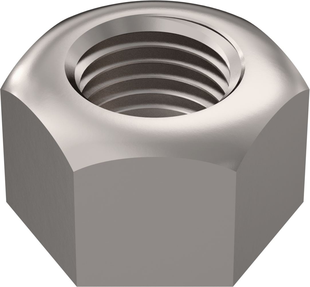 Orta Mukavemetli Üst Kilitli Deforme Dişli Kilit Somunu, Çinko-Sarı-Kromat Kaplı Çelik, Sınıf 8, M36 x 4 mm Diş — M36, Altıgen, Kilit Som…