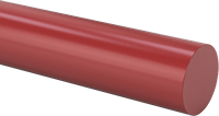 Aşınma-, Darbeye ve Kimyasallara Dayanıklı PTFE Çubuk, LR Sınıfı