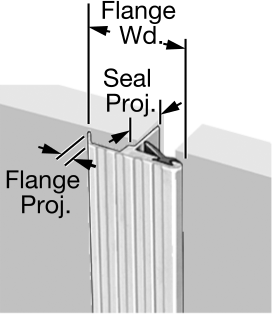 Vinyl Plastic Flat Weatherstripping Seal