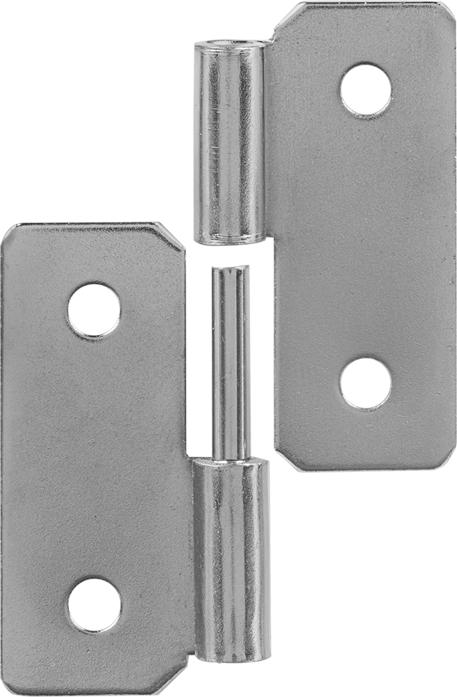 Delikli Yüzeye Monte Kaldırılabilir Menteşeler, Nikel Kaplı Çelik, 1-1/2" x 23/32" Kapı Kanadı, Sol Taraf