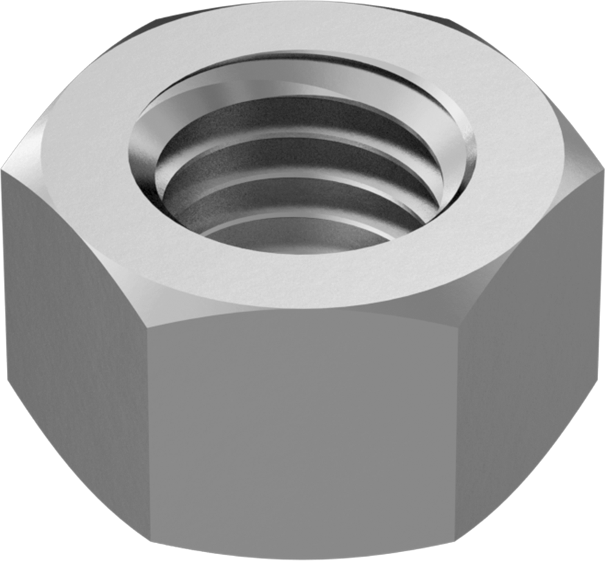 316 Paslanmaz Çelik Gerdirme için 5/8"-11 Sağ Dişli Sıkma Somunu - Kaldırma Amaçlı Değildir — 5⁄8"-11, Sağ Yönlü, 316 Stainless Steel, St…