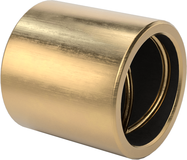 Yüksek Sıcaklık Grafit Yağlamalı Burçlu Yatak, 954 Bronz, 20 mm Mil ve 25 mm Muhafaza İç Çapı için, 25 mm Uzunluk