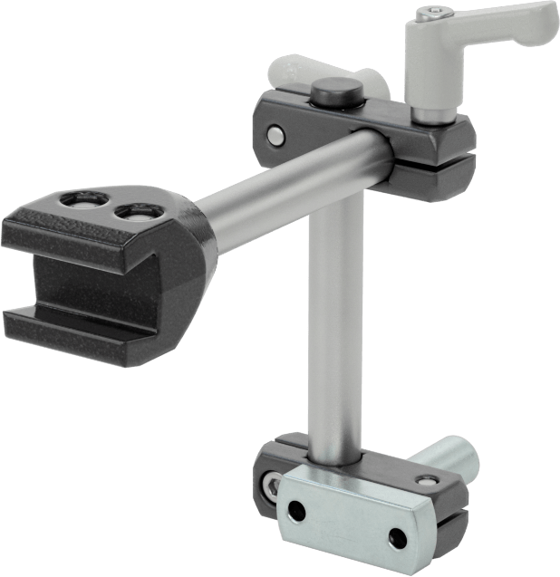 Modüler Konveyör Kılavuz Montajı, Maksimum 5-1/2" Yüksekliğinde x 6" Genişliğinde x 4" Derinliğinde