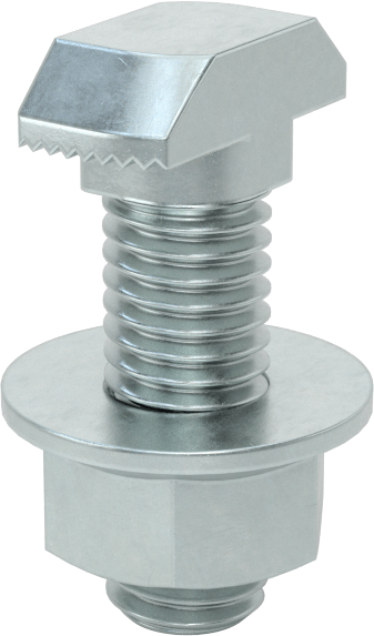 T-Yivli Çerçeve, Takılabilir Çekiç Somunu ve M8 Saplama, 1.5 inç ve 40 mm Ray için