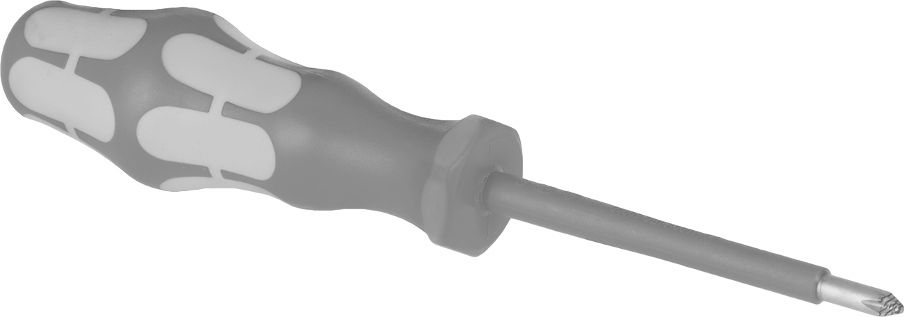 Elektrik Yalıtımlı Tornavida, 1 numaralı Phillips, 3-1/8" Uzunluk x 1/4" Genişlikte Mil — No. 1, Ultra Grip, Sürücü