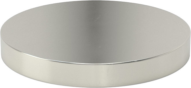 Büyük Boy, Darbeye Dayanıklı S7 Takım Çeliği Disk, 4" Çap x 1/2" Uzunluk