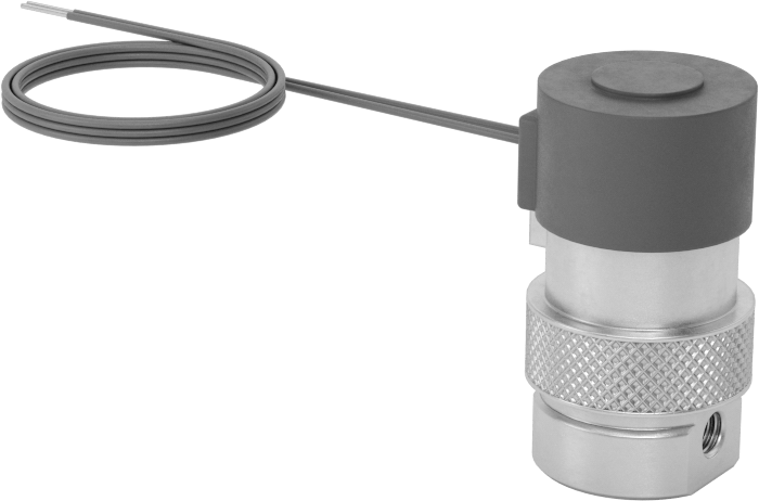 Kompakt Solenoid Akış Ayar Valfi, Arıza Durumunda Kapalı, 12V DC, 10-32 Dişli Dişi
