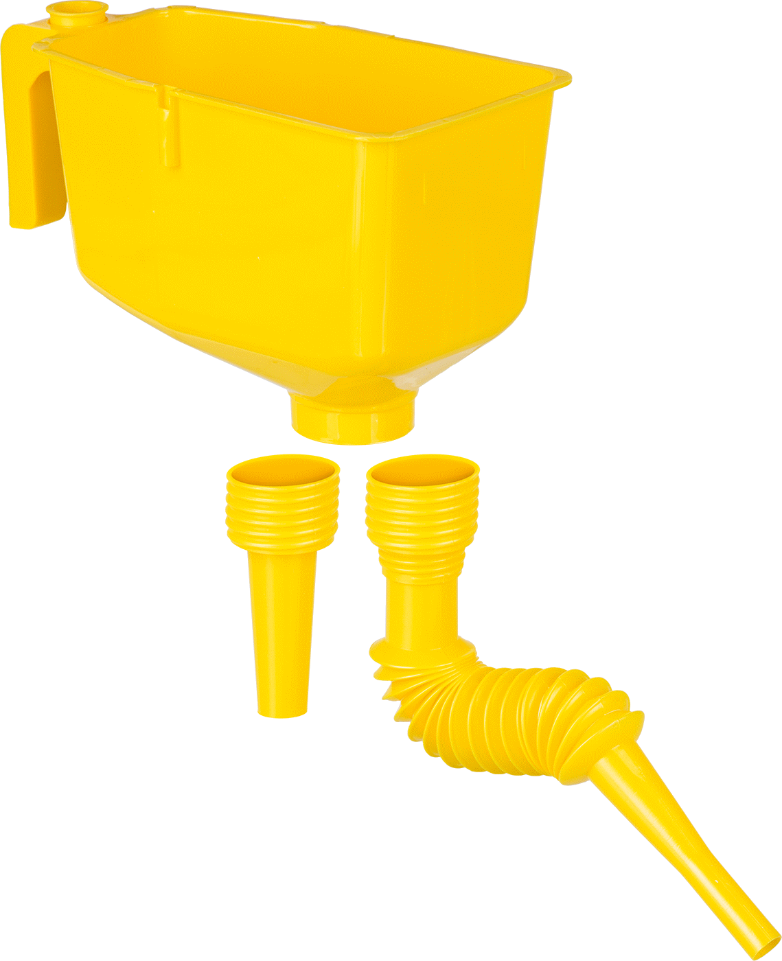 Filtreli ve Ofset Ağızlı Plastik Huni, 32 FL oz — 12", 1 1⁄8", Plastic, Polypropylene