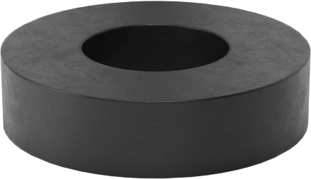Hava Koşullarına Dayanıklı EPDM Kauçuk Sızdırmazlık Pulları, 6 numaralı vida boyutu için, 0.120" İç Çap, 0.250" Dış Çap, Siyah — 0.120",…