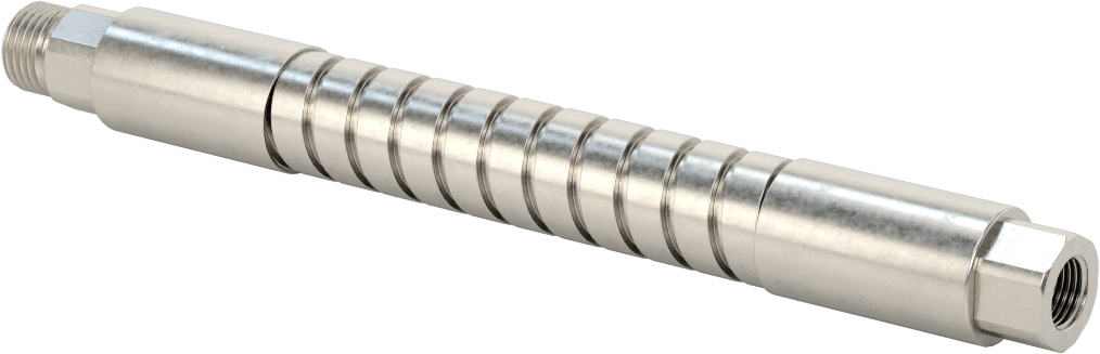 Bükülüp Sabit Kalan Hava Nozulu için 1/4 NPT Dişi Çıkışlı 7 inç Uzunluğunda 304 Paslanmaz Çelik Hortum — 1⁄4, 304 Stainless Steel, Stainl…