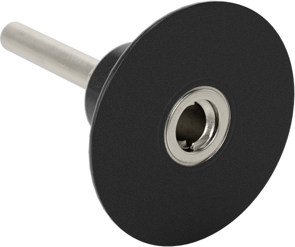 Zımpara Diskleri için Şaftlı Destek Pedi, TR Hızlı Değiştirilebilir Bağlantı Tipi, 2" Disk Çapı için, Sert