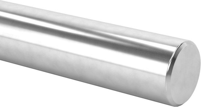 Parlatılmış Çok Amaçlı 6061 Alüminyum Çubuk, Ayna Gibi, 1/4" Çap