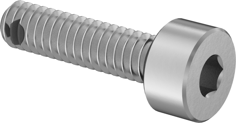 18-8 Paslanmaz Çelik Titreşime Dayanıklı Sızdırmaz Alyan Başlı Vida, Silikon O-Ringli, M2 x 0.4 mm Diş Boyutu, 8 mm Uzunluk