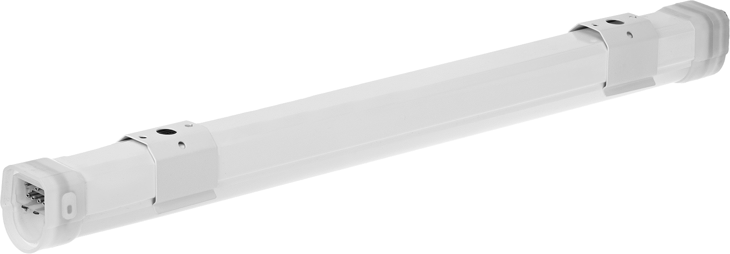 Yıkanabilir Tavan ve Duvar Şerit Işığı, Dahili LEDli, 19" Toplam Uzunluk