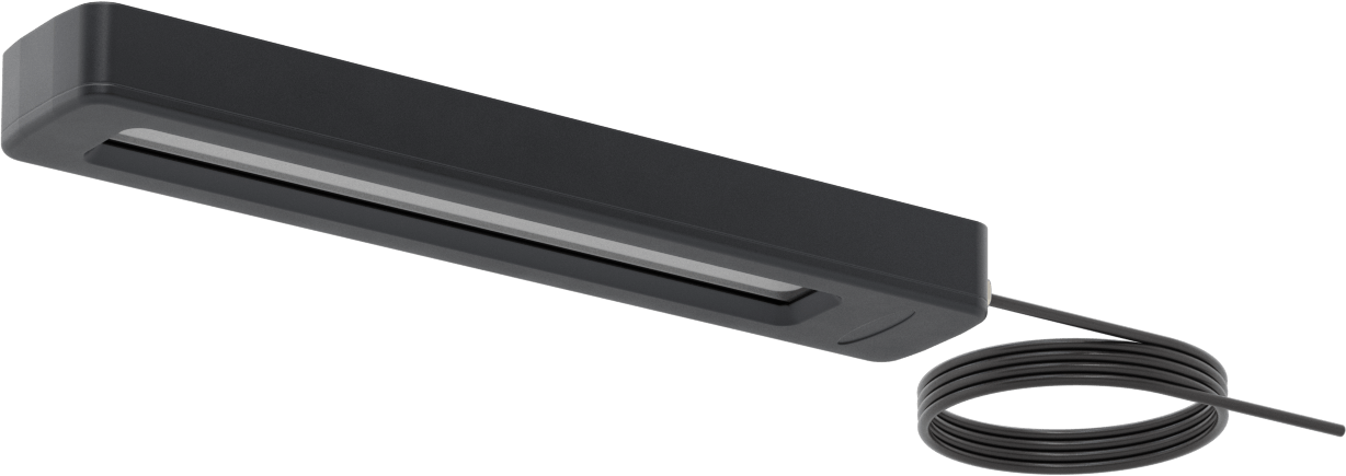 Yüksek Sıcaklık Şerit Makinesi Işığı, 13-3/8" Uzunluk x 2-3/8" Yükseklik x 1-1/4" Genişlik Toplam