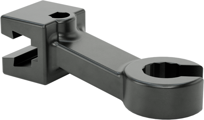 7/16" Boyut 12 Uçlu Sure-Grip Açık Uçlu Başlık, Değiştirilebilir Başlıklı Tork Anahtarı için — Standart, 250 in·lbf, Tork Sınırlayıcı