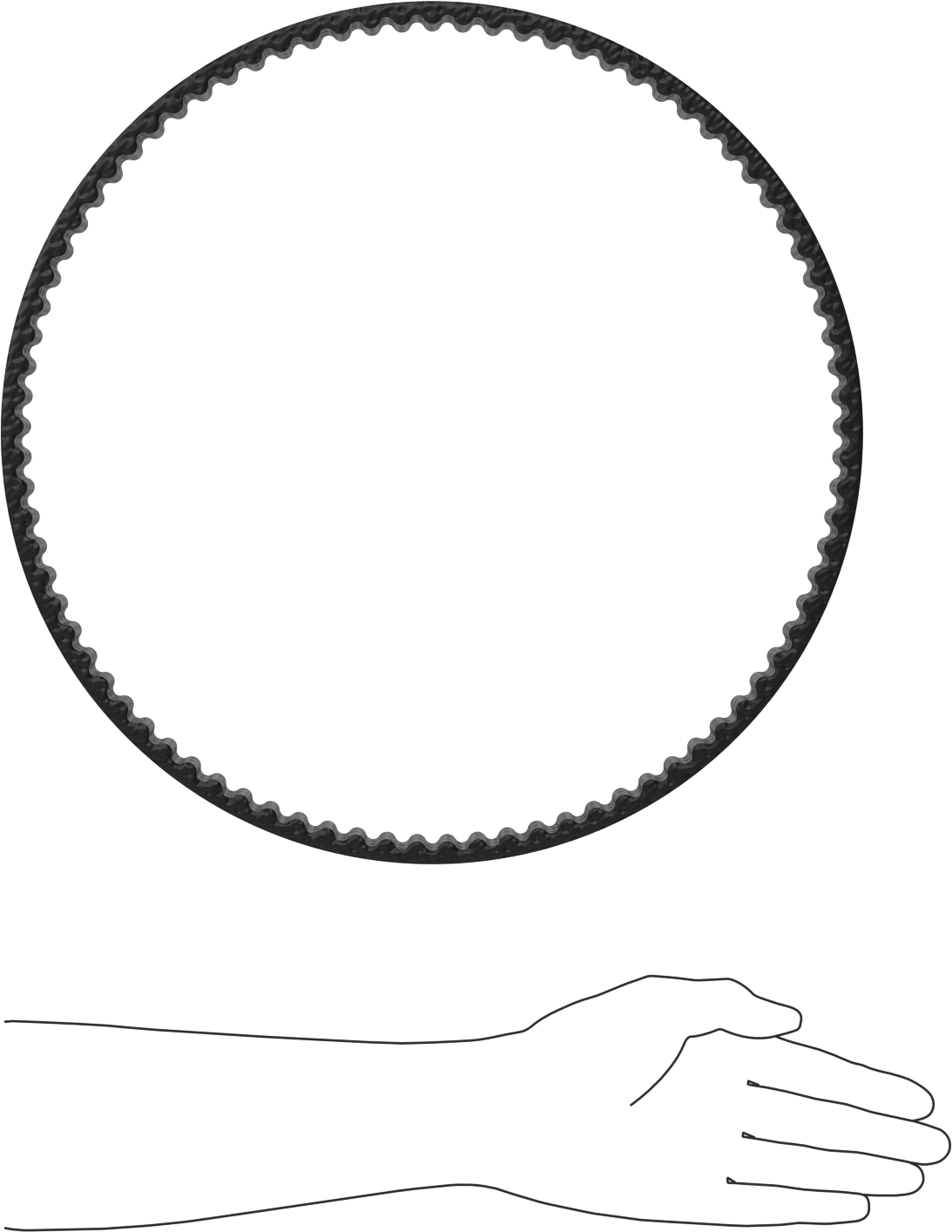 Yüksek Mukavemetli Ultra Sessiz Triger Kayışı, Kavisli, 40 mm Genişlik, 1190-14P-40, Gates Powergrip Gt