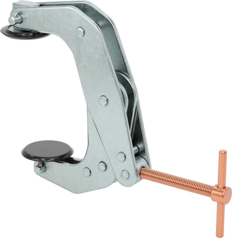 Bükülmeyen C-Kelepçesi, Çizilmez, 0" ila 4-1/8" Açıklık