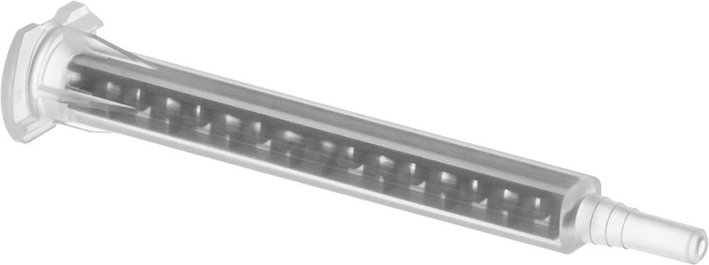 İki Parçalı Kartuş için Bayonet Bağlantılı 3.3 inç Uzunluğunda 3 Kademeli Uçlu Nozul