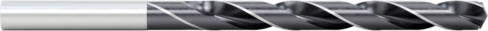 TiAlN Kaplı Yüksek Hız Çeliği Matkap Ucu, Jobber, F Uç Ölçüsü, 4-1/8" Toplam Uzunluk — F, Jobbers, Fiberglas, Demir, Nikel, Paslanmaz Çel…