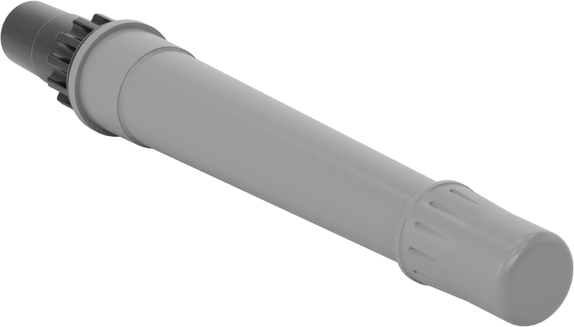 Kontrol Lastik Damgası, Beyaz Mürekkepli, Yıldız Sembolü, 1/4" Çap Baskı