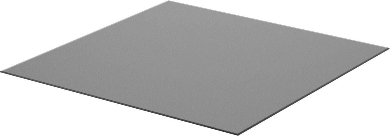 Kimyasal Dayanıklı Paek ve Karbon Fiber Levha, Kolay Isıl Şekillendirme, Yarı İzotropik, 12" X12" X0.044"