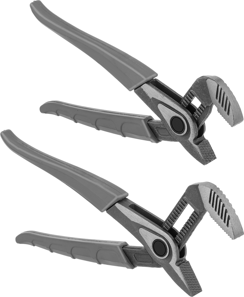 Hassas Uyumlu Ayarlanabilir Pense, Ultra Gripli, 2 Parçalı Set — Channellock, Set, Düz