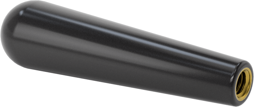 Plastik Konik Sap, Yüksek Sıcaklık, 3/8"-16 Boyutunda 5/8" Derinlikte Dişli, 3-7/8" Uzunluk