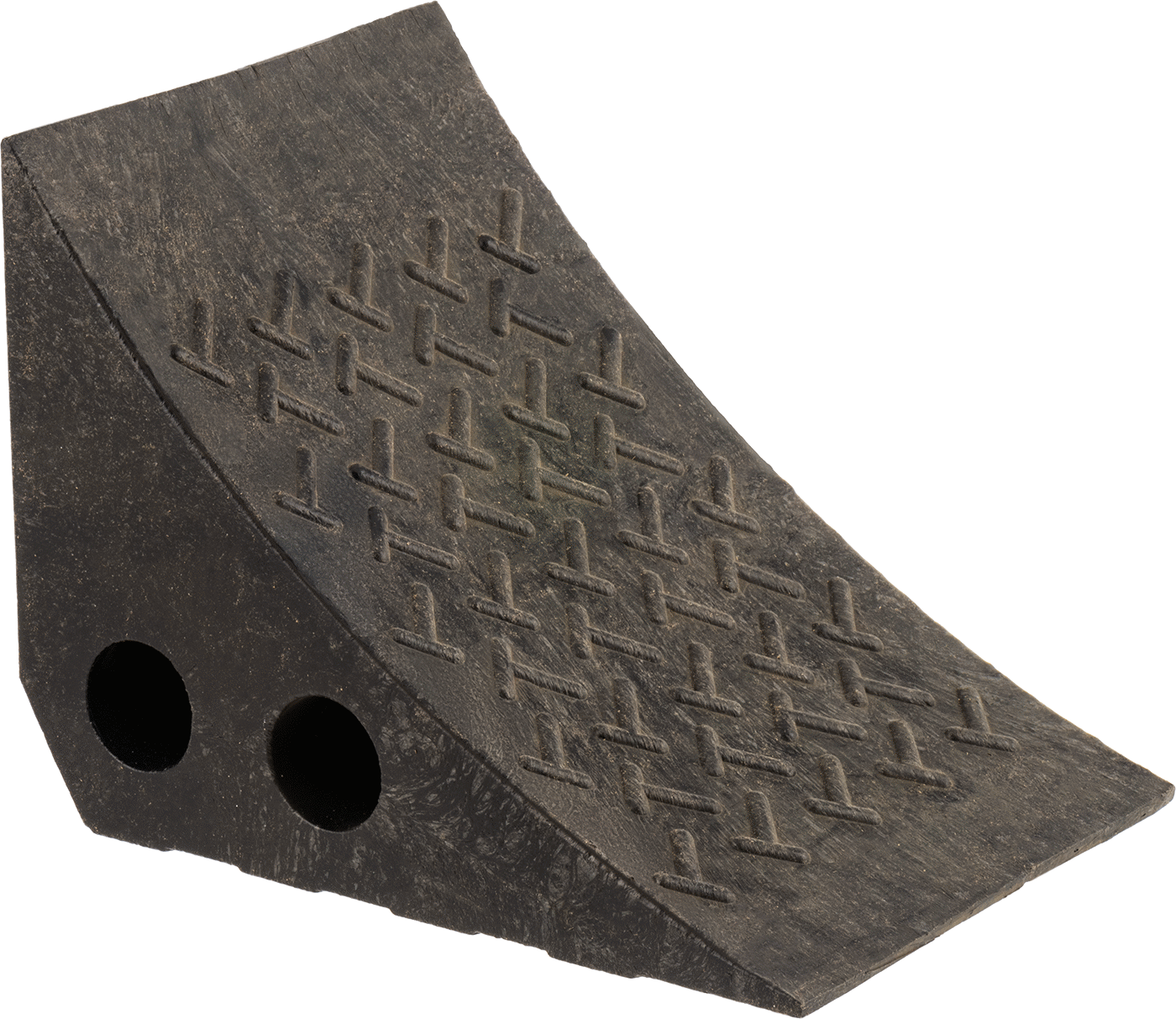 Geri Dönüştürülmüş Plastik Tekerlek Takozları, 10-1/4" Uzunluk x 7-1/2" Genişlik x 7-1/2" Yükseklik