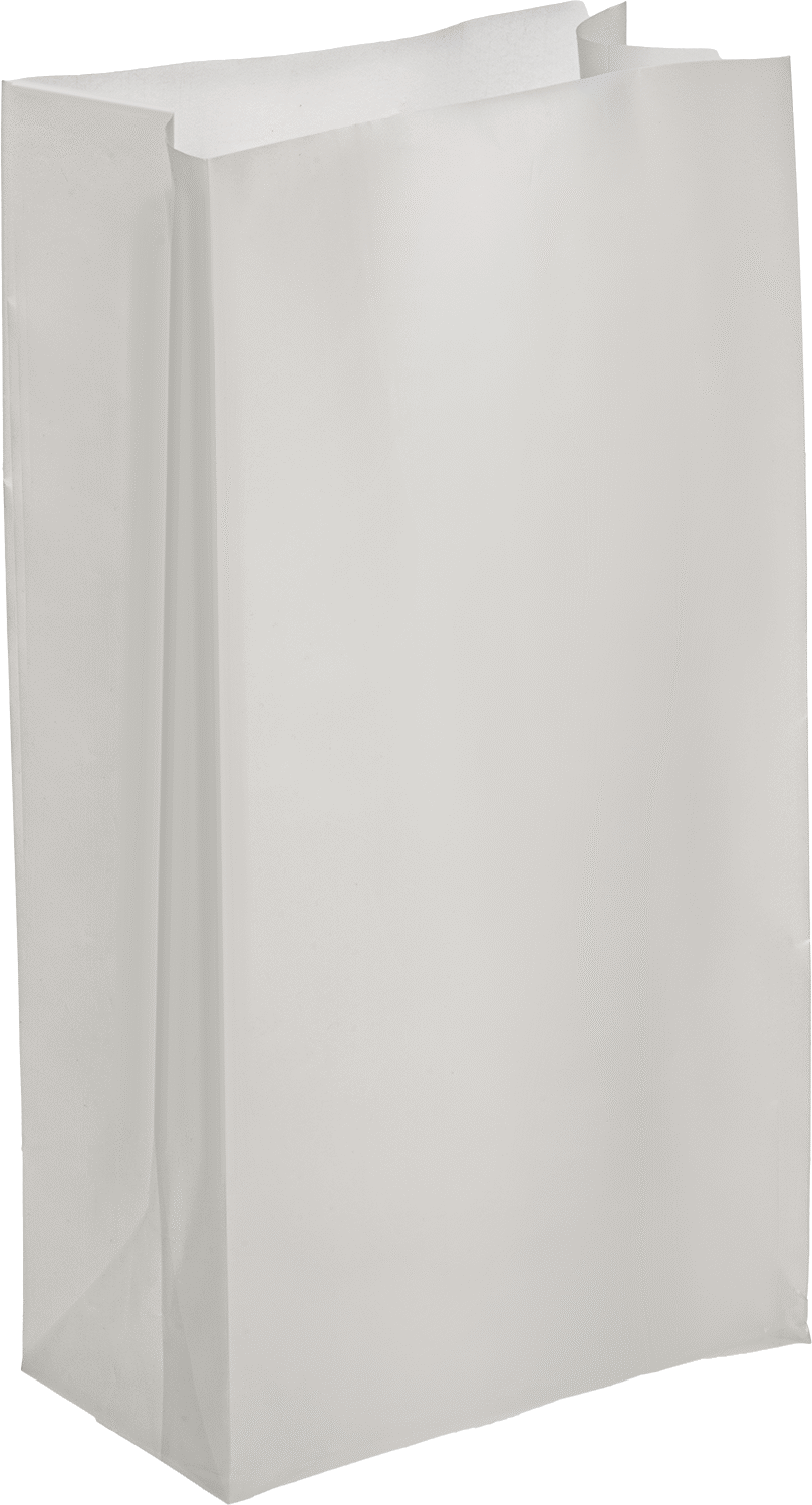 Düz Tabanlı Plastik Torbalar, 7" Genişlik x 14" Yükseklik x 4" Derinlik