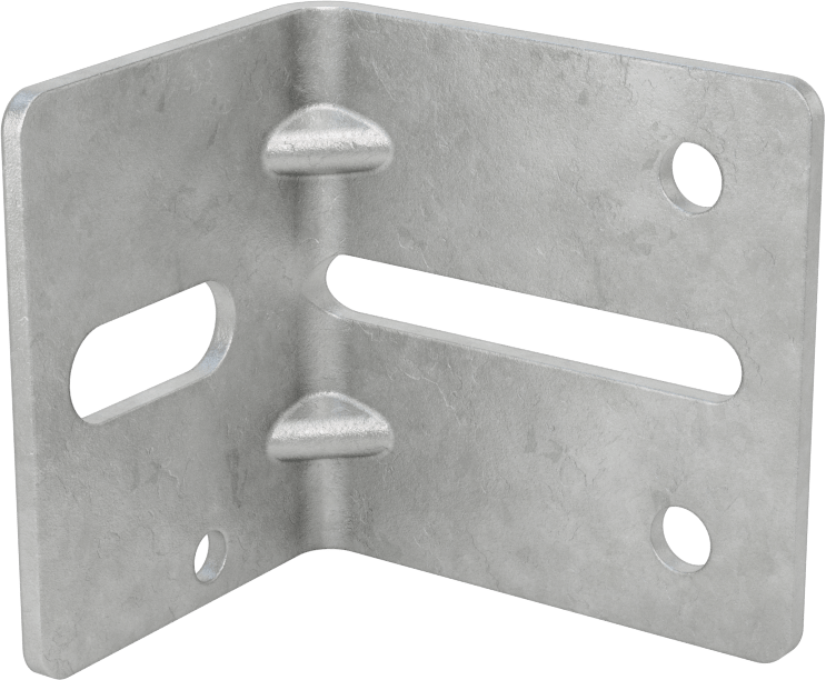 Köşe Braketi, Galvanizli Çelik, 1-7/8" x 2-3/8" x 2-3/8"