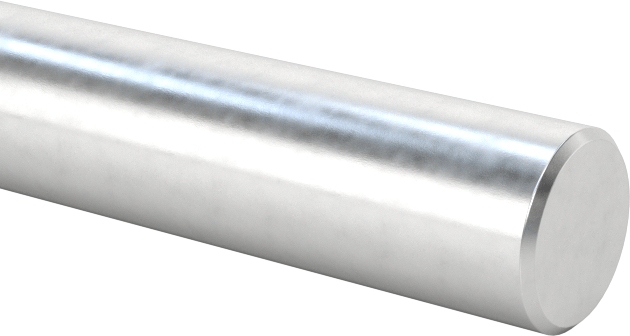 Mimari 6063 Alüminyum Çubuk, 1/8" Çap