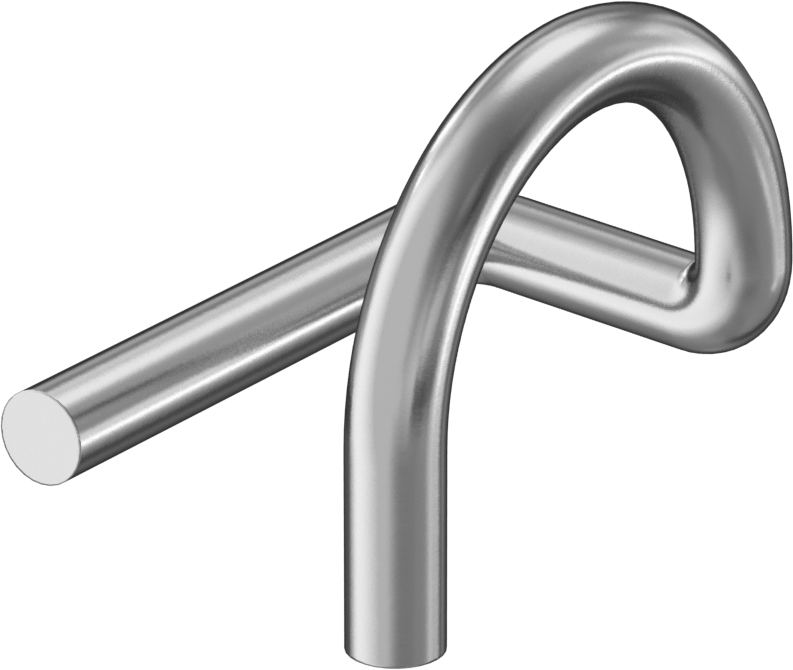 Yerçekimi pimi, 1-1/2" ila 1-5/8" Dış Çaplı Borular için
