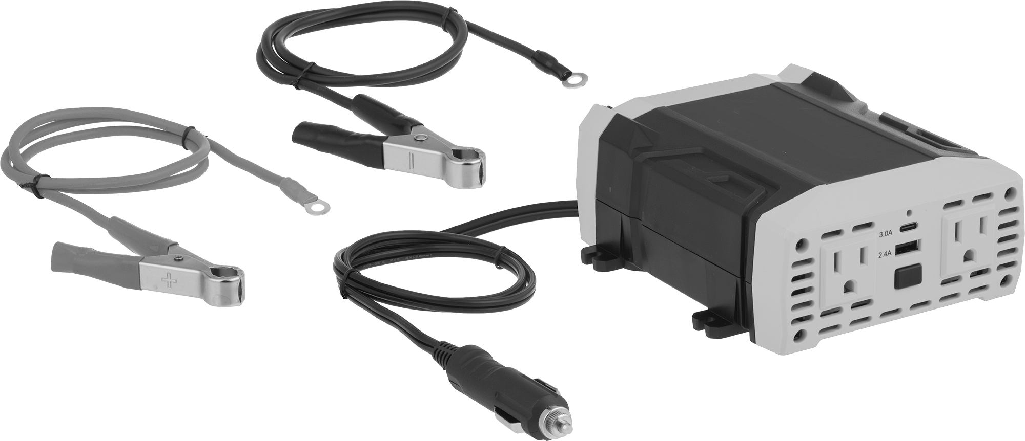 With Two Outlets, One USB-A Port, and One USB-C Port