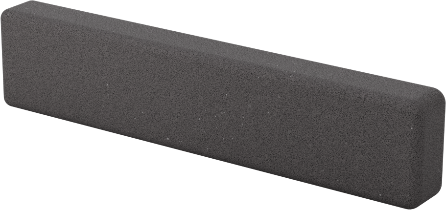 Yastıklı Dikdörtgen Tutamaklar, 3/4" x 1/4" Dış
