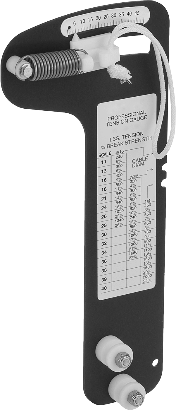 Tel için Ekonomik Gerilim Gücü Ölçer, 2000 lb. Kapasite